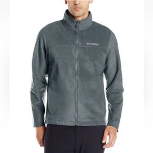 Columbia Sportswear Men’s Fleece Zipper Front Long Sleeve Gray Jacket